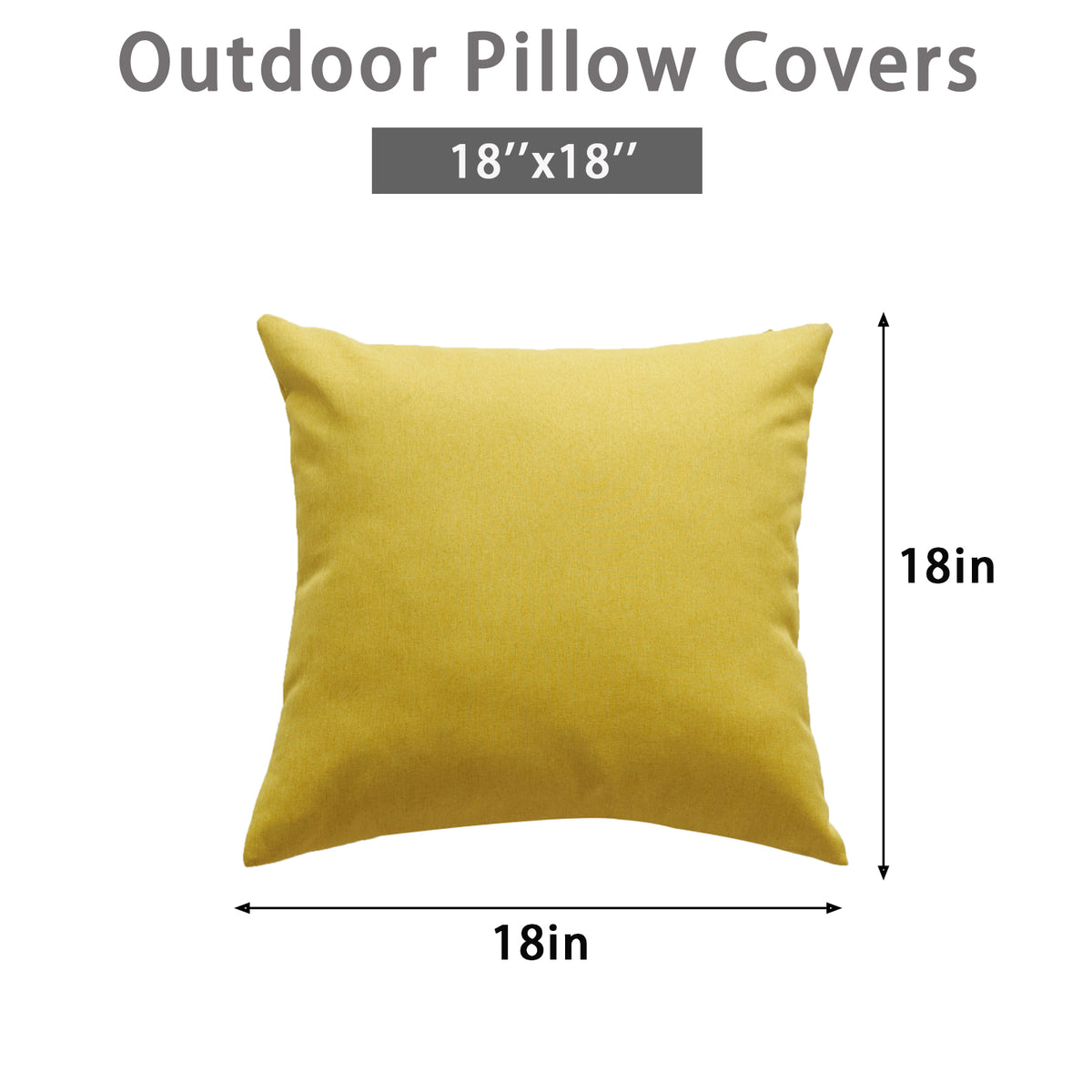 Decorative Outdoor Waterproof Pillowcases Pack of 4