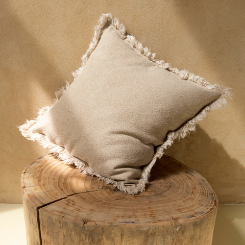 Decorative linen pillow cover
