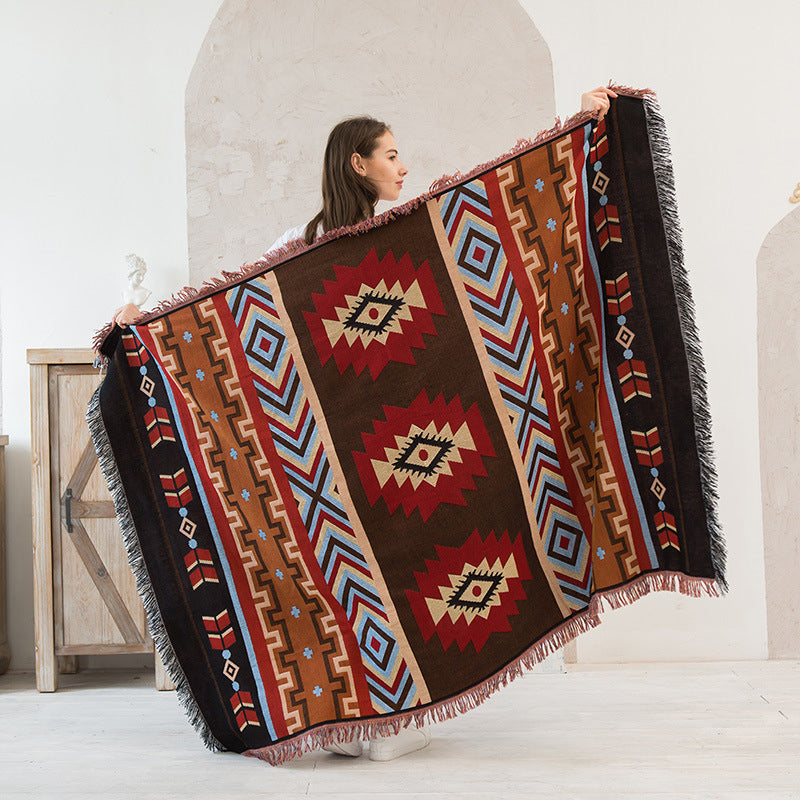 Tribal ethnic blanket